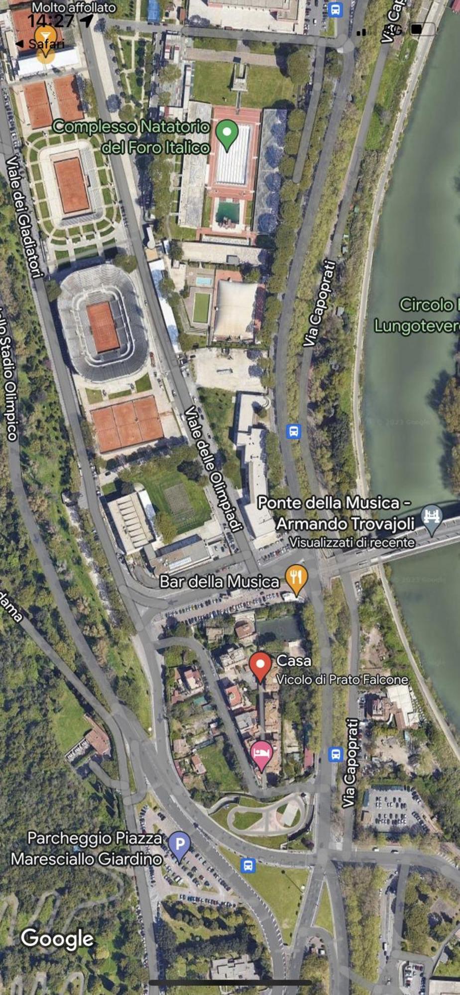 Casa Vittoria Centro Citta Vicino Allo Stadio Olimpico * Rom